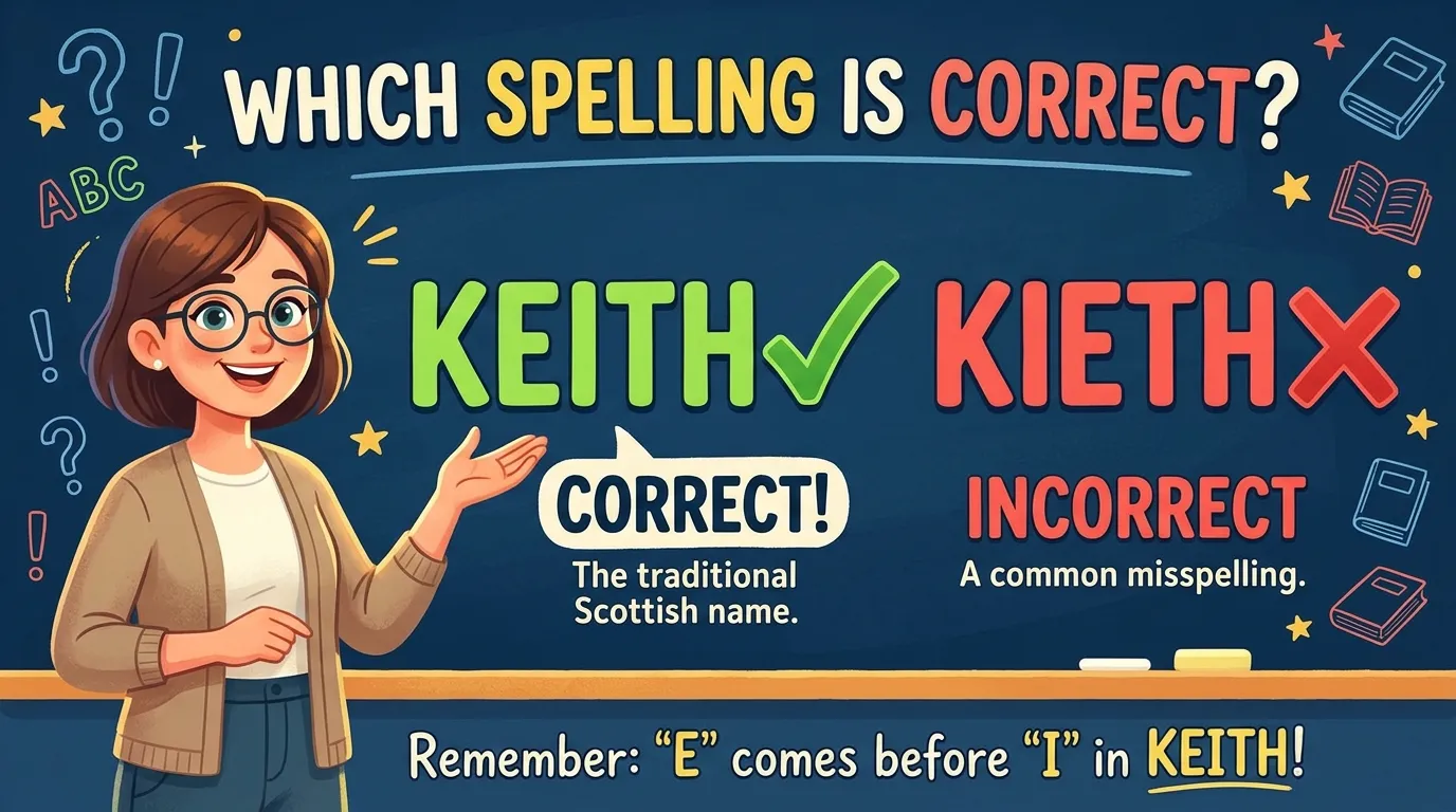 Keith or Kieth